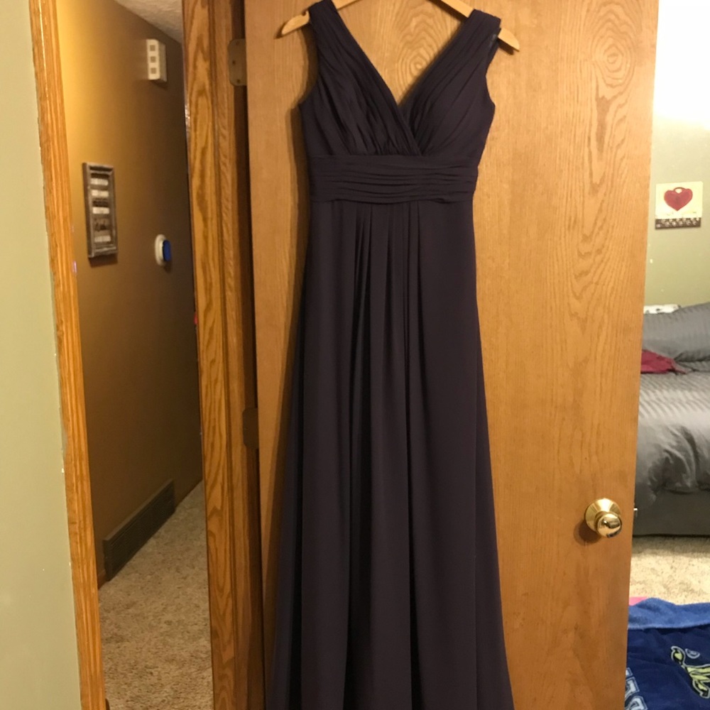 Plum Bill Levkoff Bridesmaid Dress